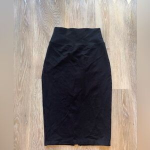 Wet Seal Classic Black Pencil Skirt